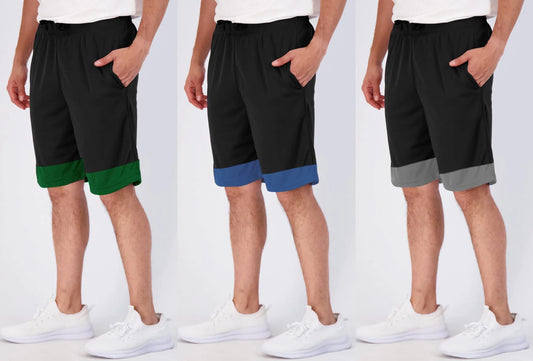 5 Pack Men'S Athletic Shorts Mesh Workout Gym Activewear Basketball Shorts 8" Inseam with Pockets