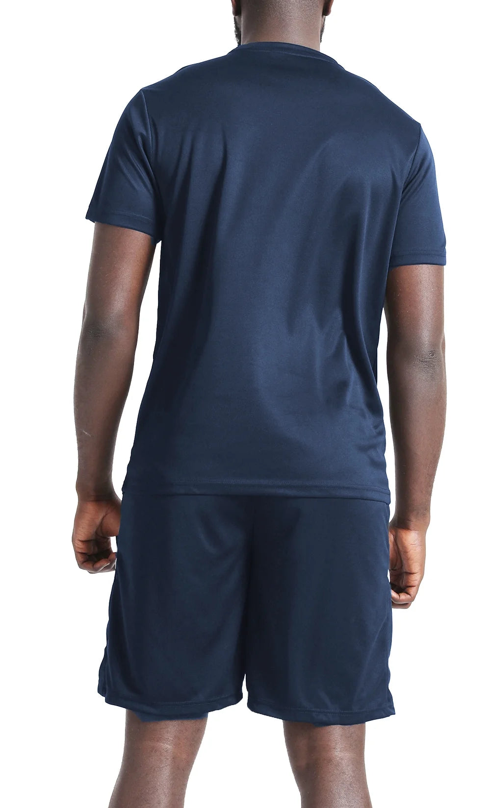 3Pack Men'S Workout Set Gym Clothes Active Shorts Shirt Set for Running Basketball Football and Daily Life,Size S-3XL