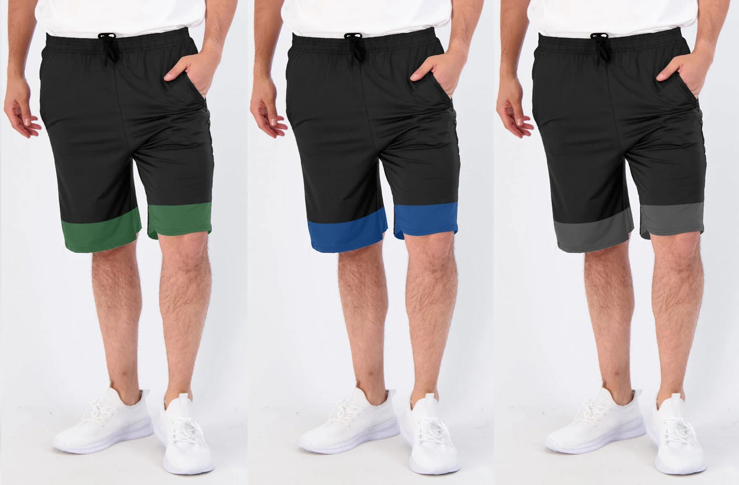 5 Pack Men'S Athletic Shorts Mesh Workout Gym Activewear Basketball Shorts 8" Inseam with Pockets
