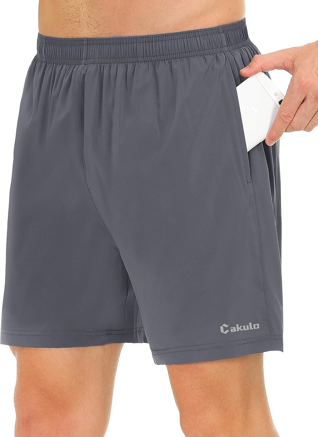Cakulo Men'S 5 Inch Running Tennis Shorts Quick Dry Athletic Workout Active Shorts with Pockets