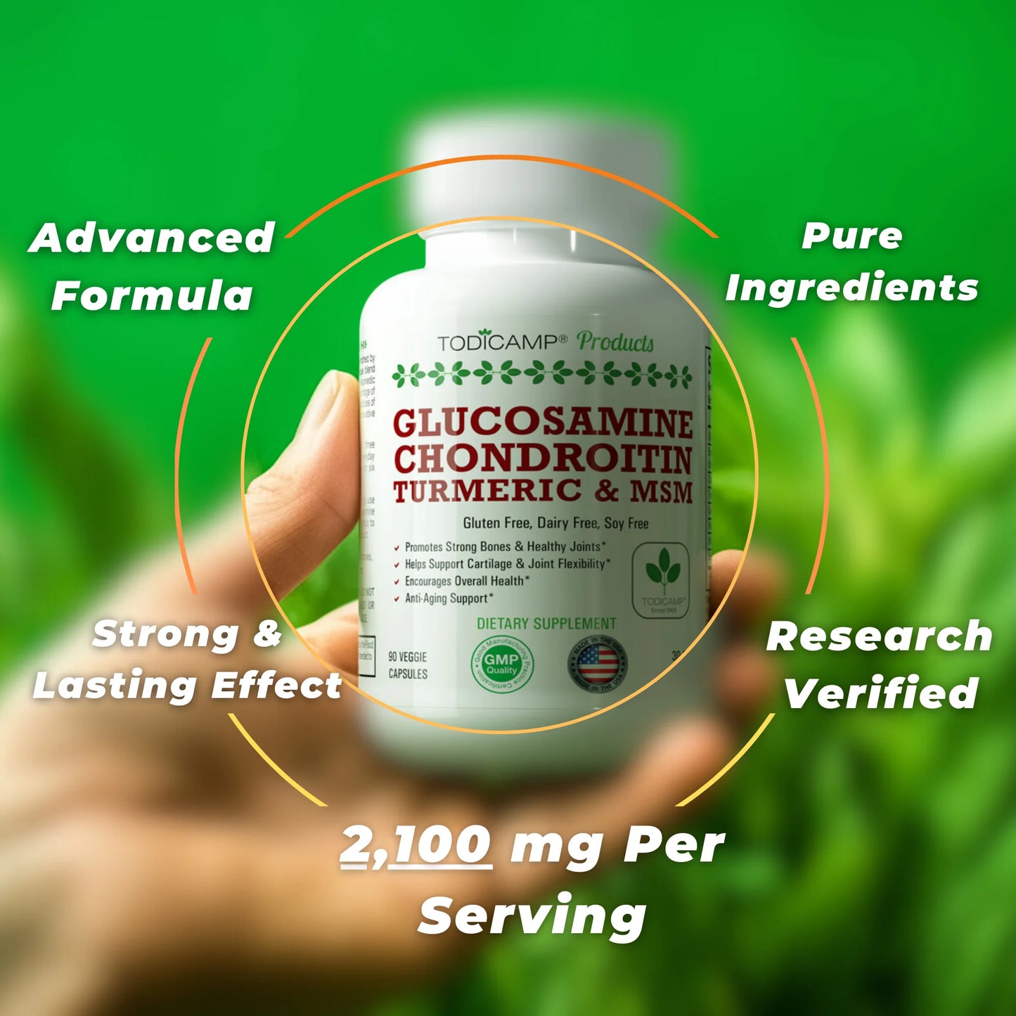 Joint Health Supplement - Glucosamine Chondroitin MSM - Cartilage Joint Support Supplement