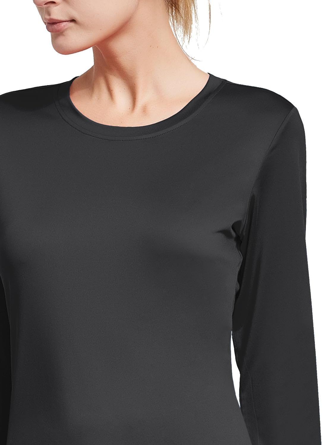 Baleaf Long Sleeve Workout Tops for Women Running Athletic Shirts Active Quick Dry Lightweight Moisture Wicking