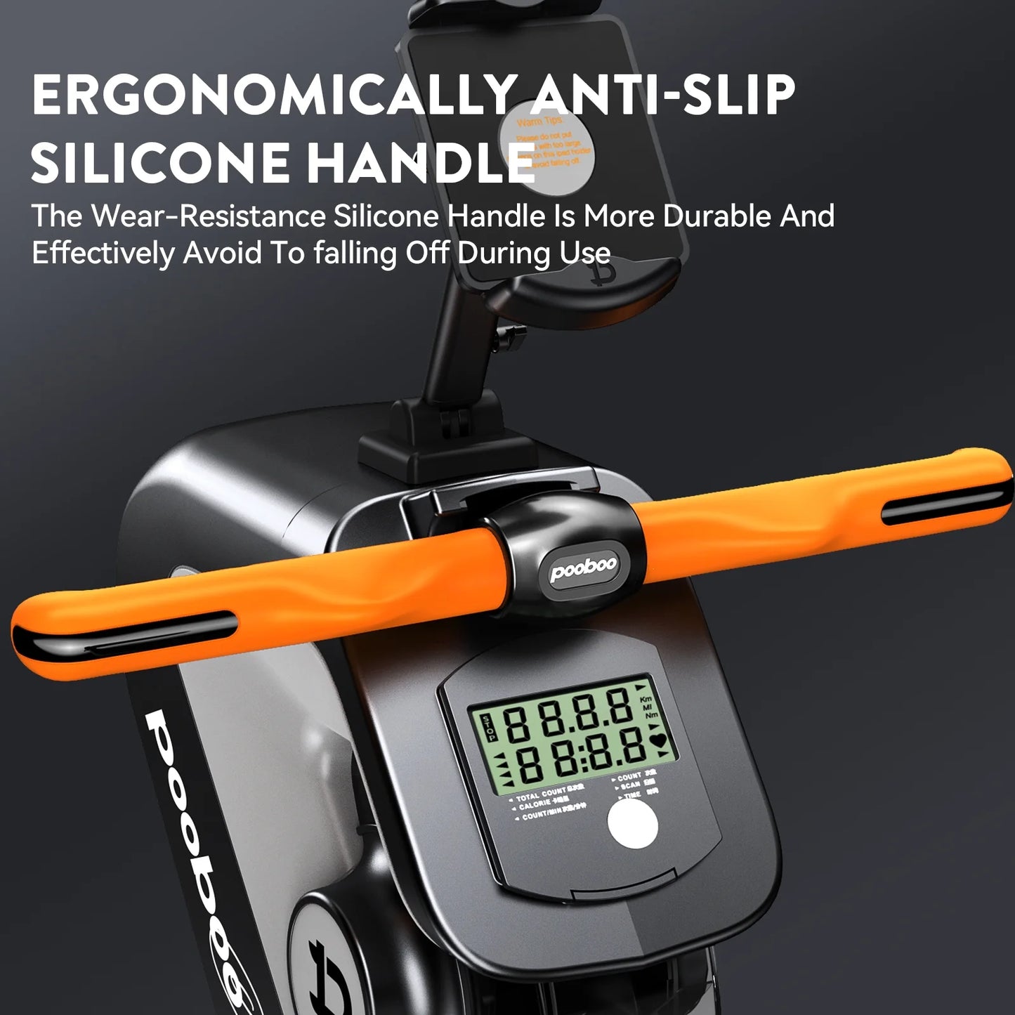 Magnetic Rowing Machines Rower Foldable with 8 Level Resistance Indoor Rower Machines with Digital Monitor & Transport Wheels Max Weight up to 350 Lbs