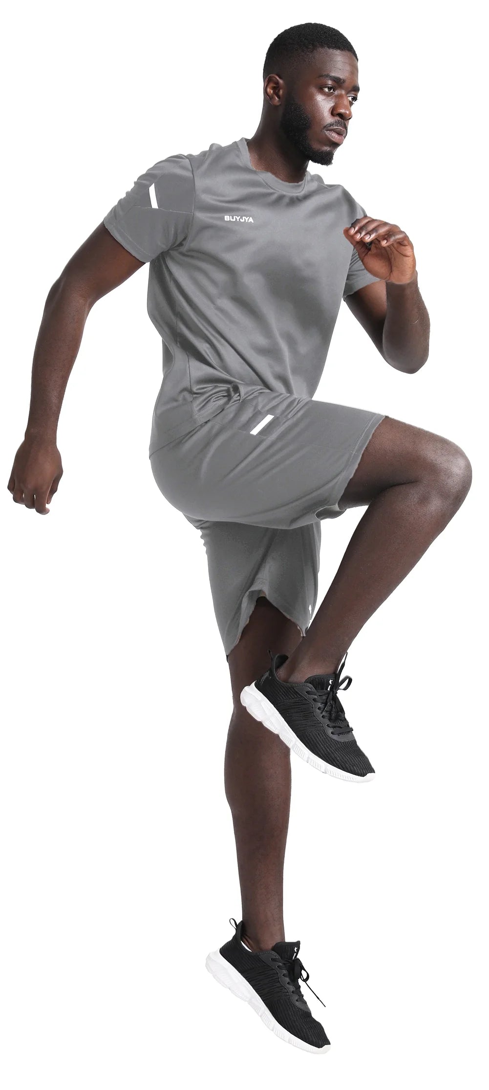 3Pack Men'S Workout Set Gym Clothes Active Shorts Shirt Set for Running Basketball Football and Daily Life,Size S-3XL