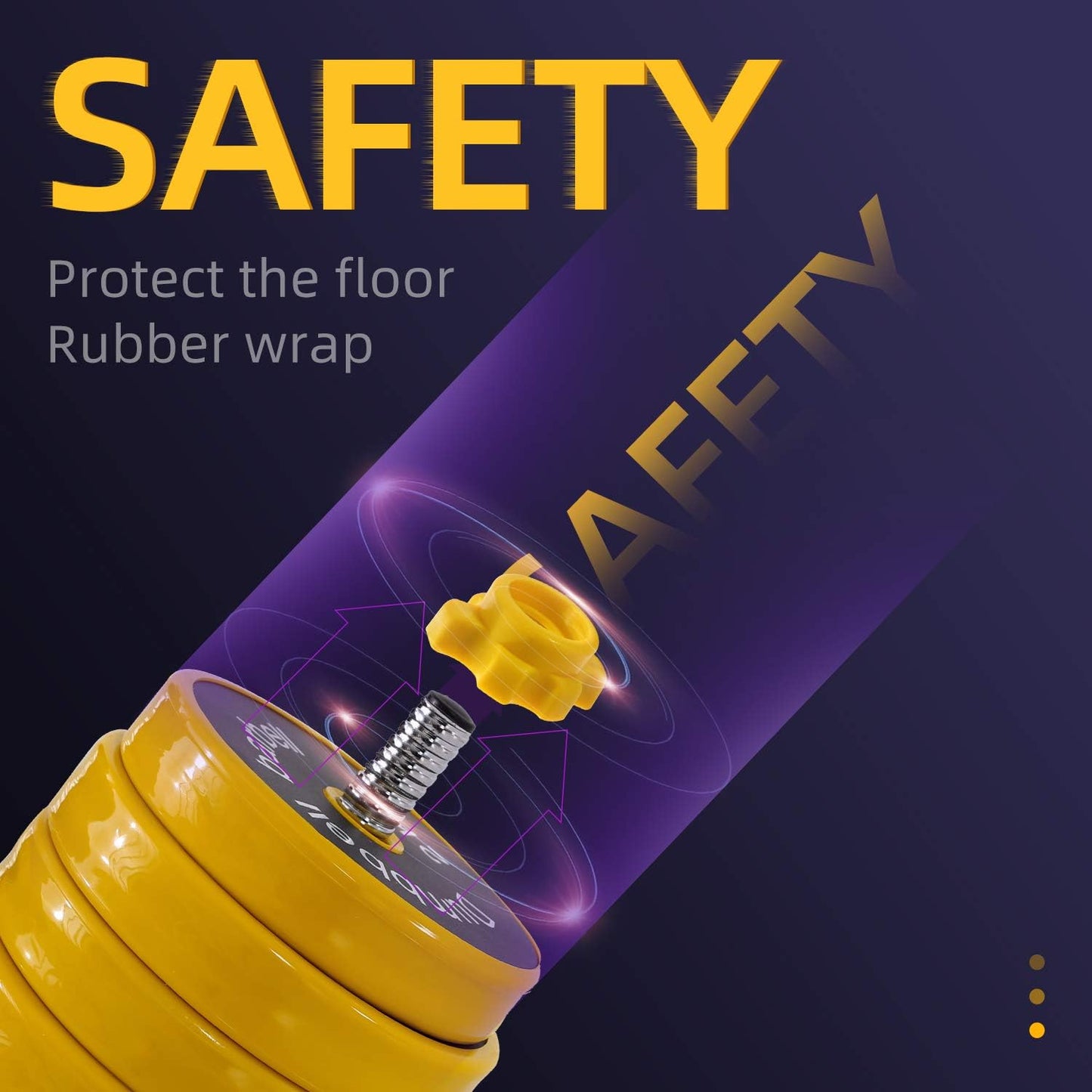 Professional Adjustable Dumbbell and Kettlebell Weight Set, 3-in-1 Barbell Weight System (20-40-50-70LB), Non-Slip, Versatile Design