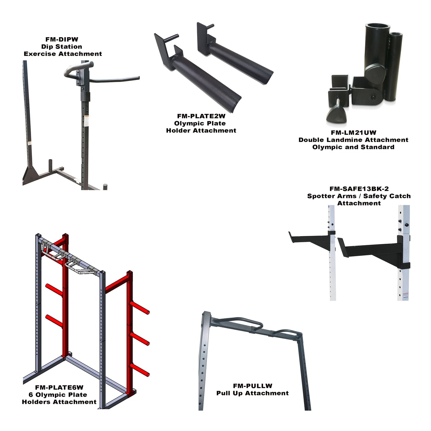 Barbell Multi-Functional Power and Squat Rack with Bar Holder