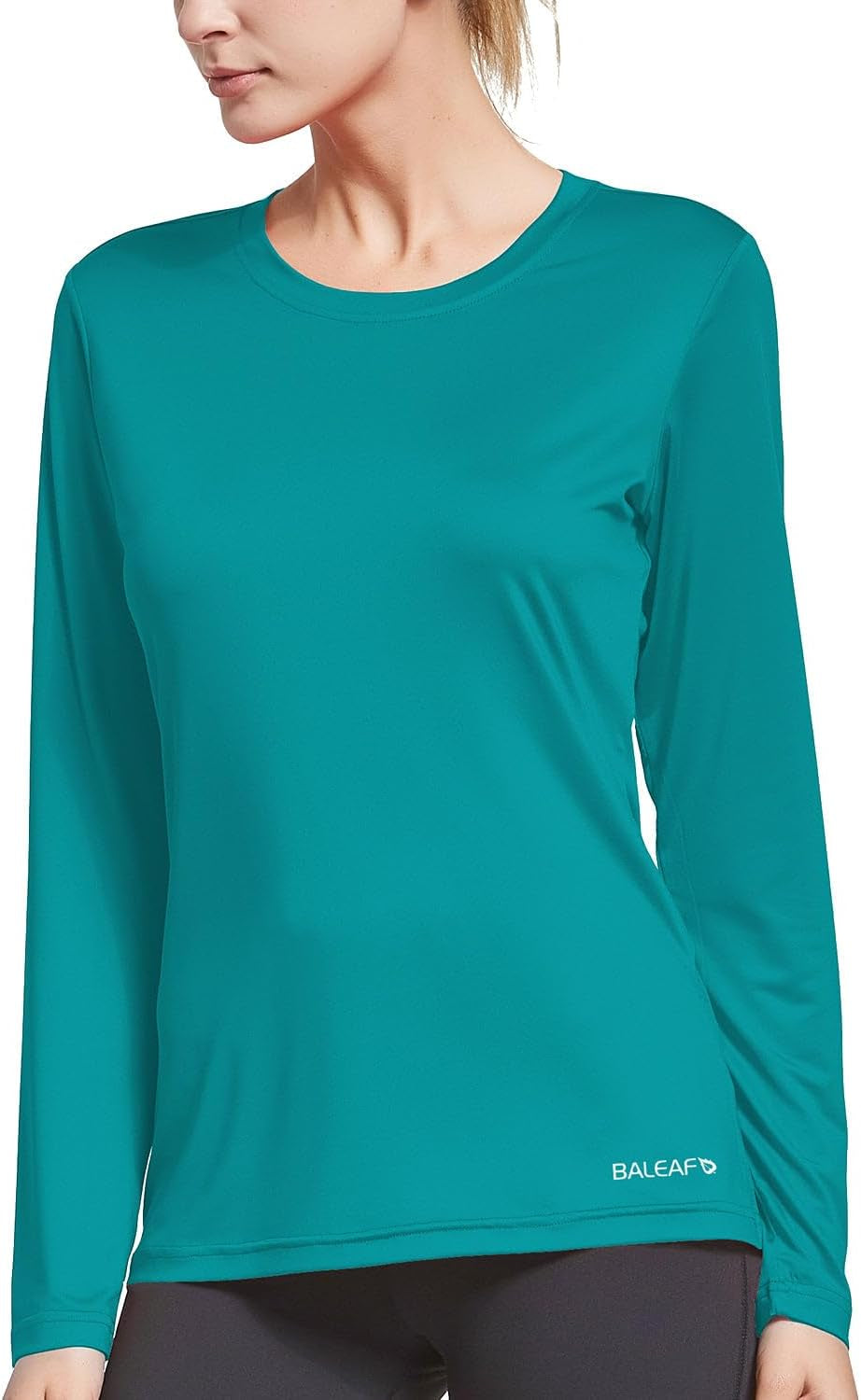Baleaf Long Sleeve Workout Tops for Women Running Athletic Shirts Active Quick Dry Lightweight Moisture Wicking