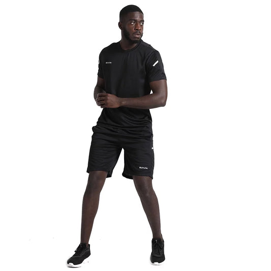 3Pack Men'S Workout Set Gym Clothes Active Shorts Shirt Set for Running Basketball Football and Daily Life,Size S-3XL