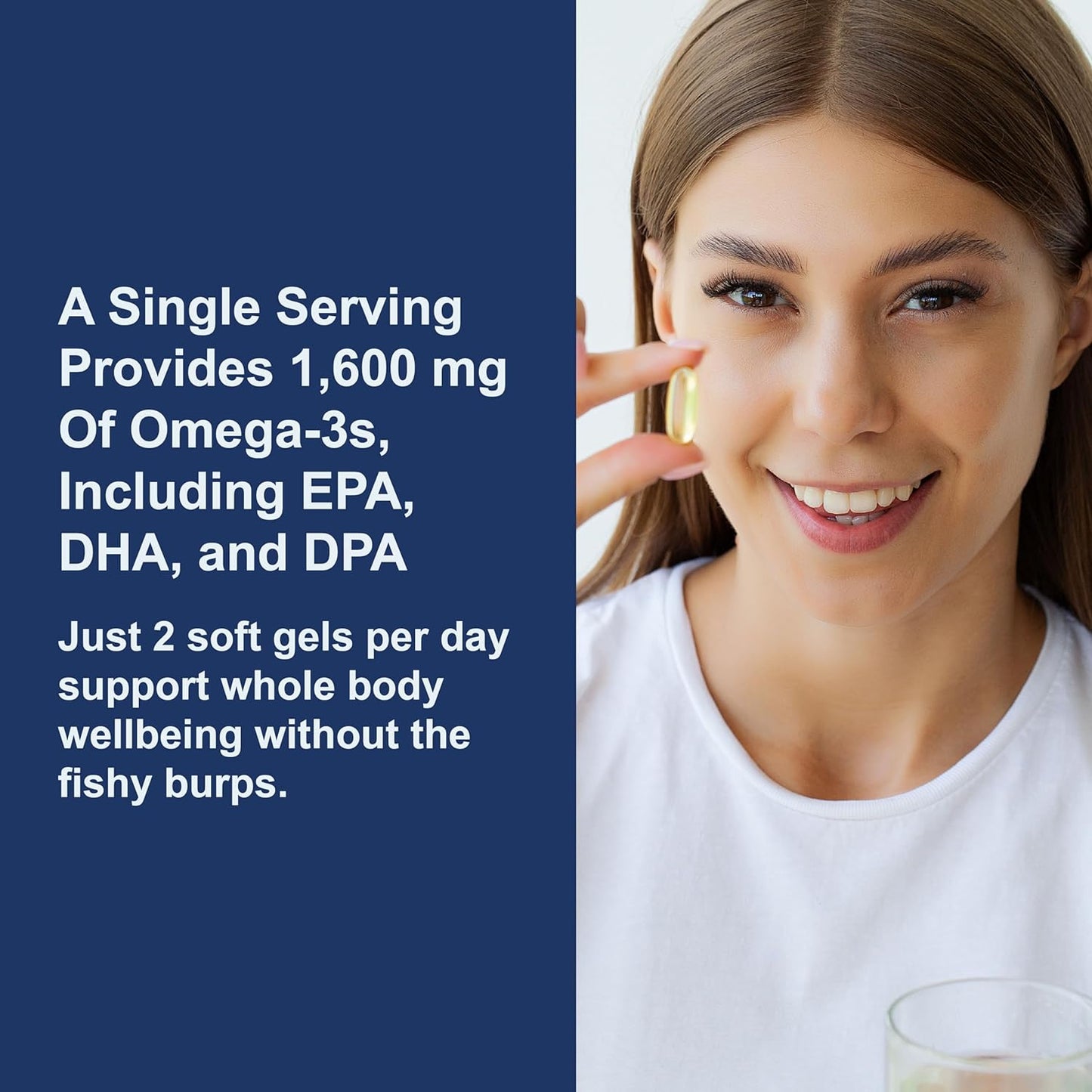 Carlson - Elite Omega-3 Gems, 1600 Mg Omega-3 Fatty Acids Including EPA and DHA, Norwegian Fish Oil Supplement, Wild Caught, Sustainably Sourced Capsules, Lemon, 90+30 Softgels