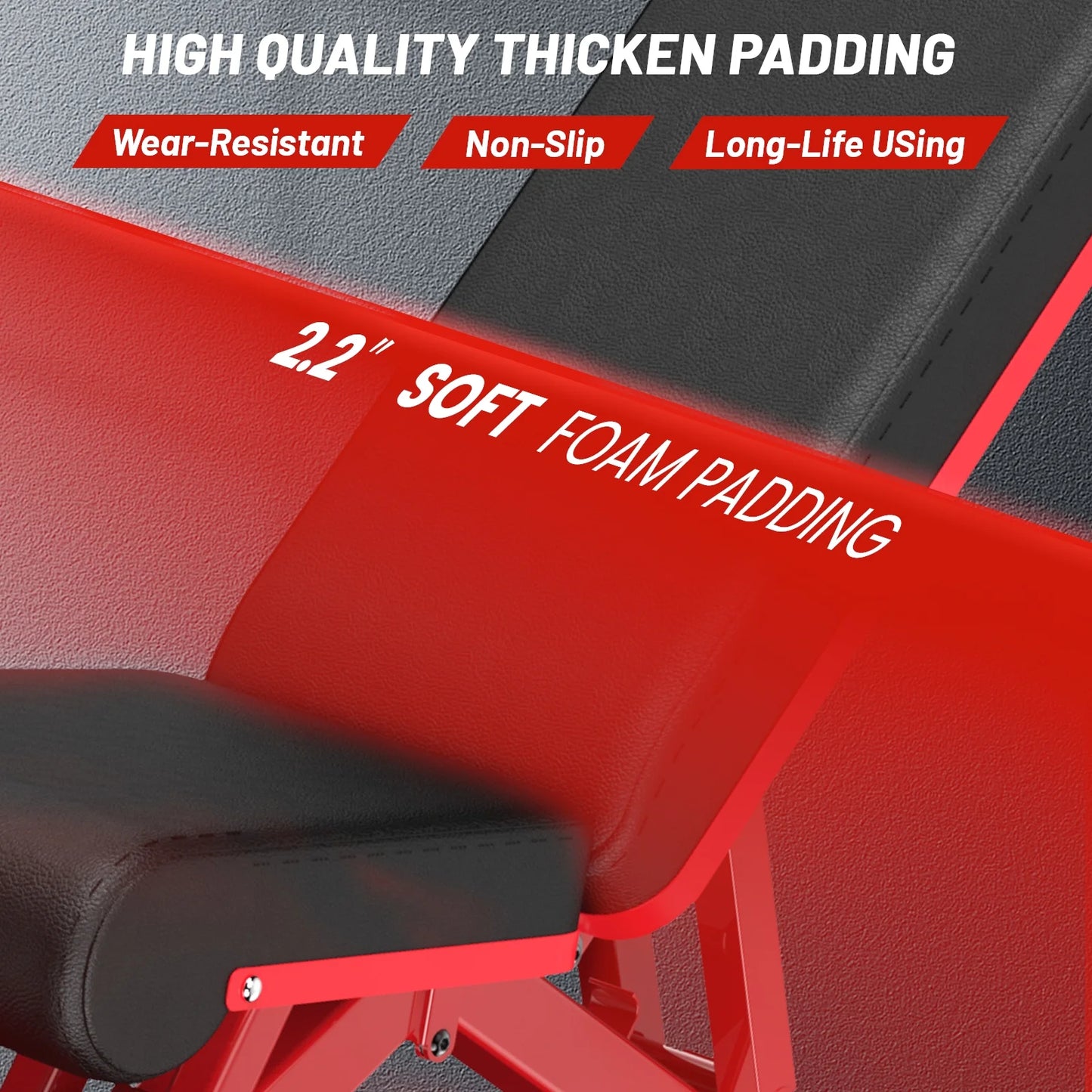 Adjustable Weight Bench Foldable Incline Bench Home Gym Workout Dumbbell Bench Strength Training Bench Support up to 660 LBS