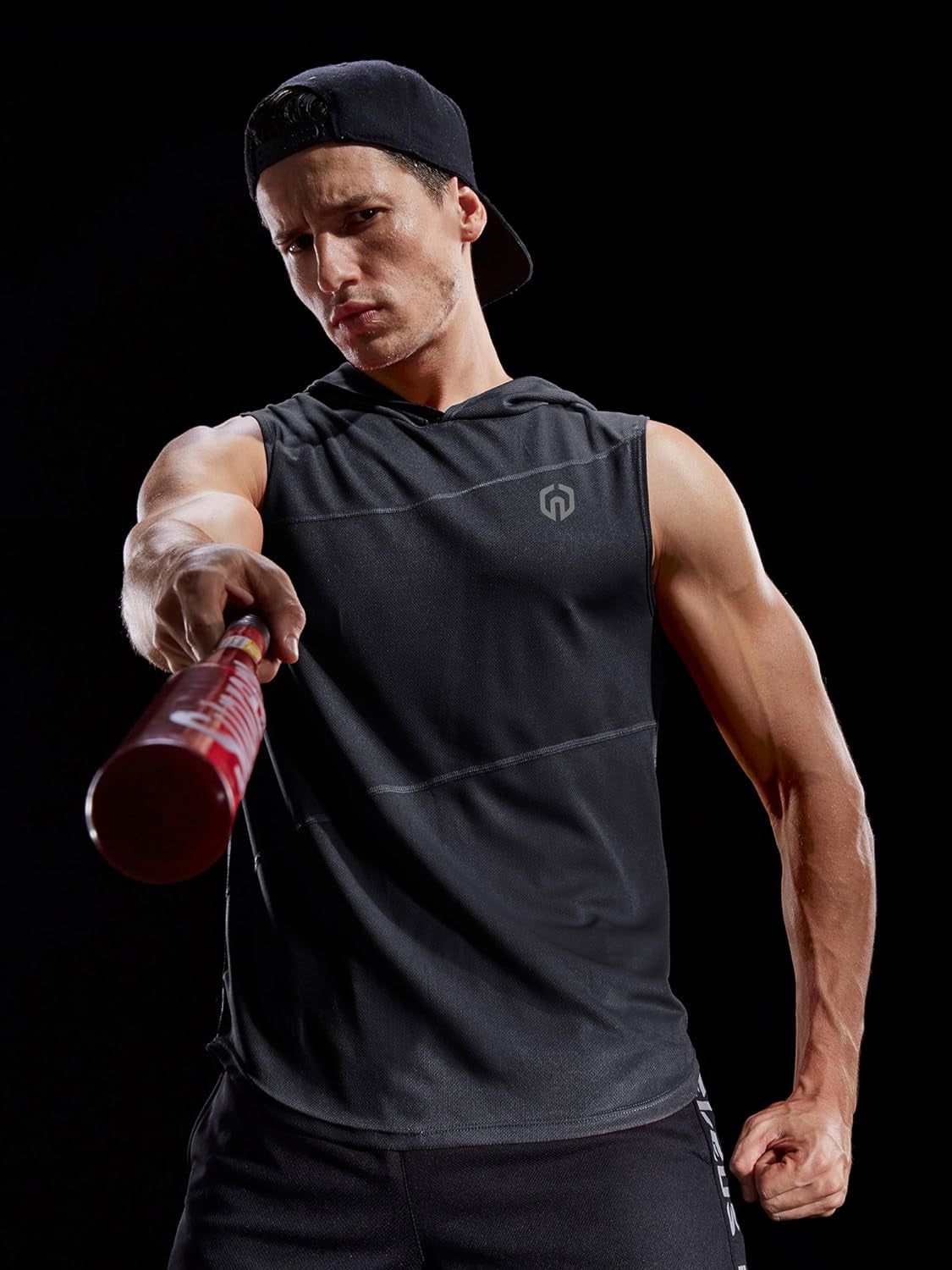 NELEUS Dry Fit Workout Athletic Muscle Tank Top Running Shirts with Hoods