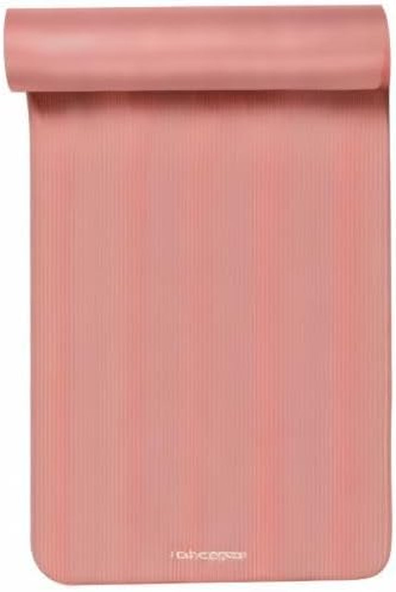 Retrospec Solana Yoga Mat 1/2" Thick W/Nylon Strap for Men & Women - Non Slip Exercise Mat for Yoga, Pilates, Stretching, Floor & Fitness Workouts