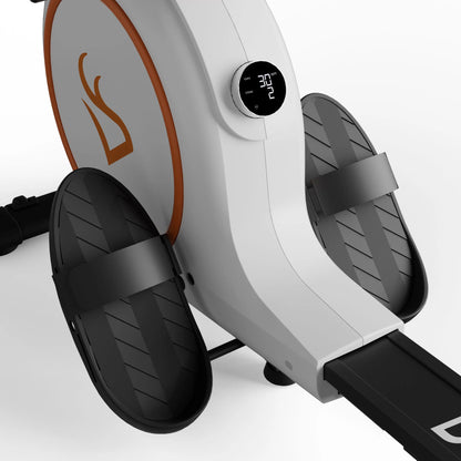 Deerrun RW600 Adjustable Magnetic Resistance Long Slide Rail Smart Rowing Machine with Pitpat