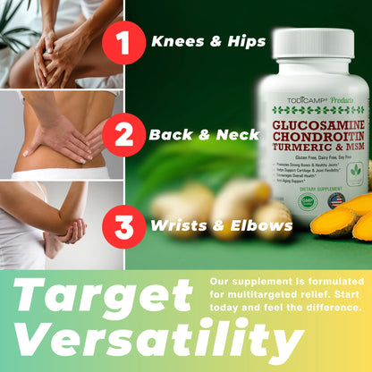 Joint Health Supplement - Glucosamine Chondroitin MSM - Cartilage Joint Support Supplement