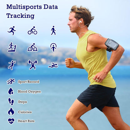 Smart Health Monitoring Ring with Sleep and Activity Tracking, Waterproof Design, Heart Rate Monitoring, Air Gesture Control, Up to 7-Day Battery Life, Compatible with iOS and Android (Light Gold, Size 12)