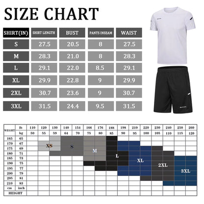 3Pack Men'S Workout Set Gym Clothes Active Shorts Shirt Set for Running Basketball Football and Daily Life,Size S-3XL