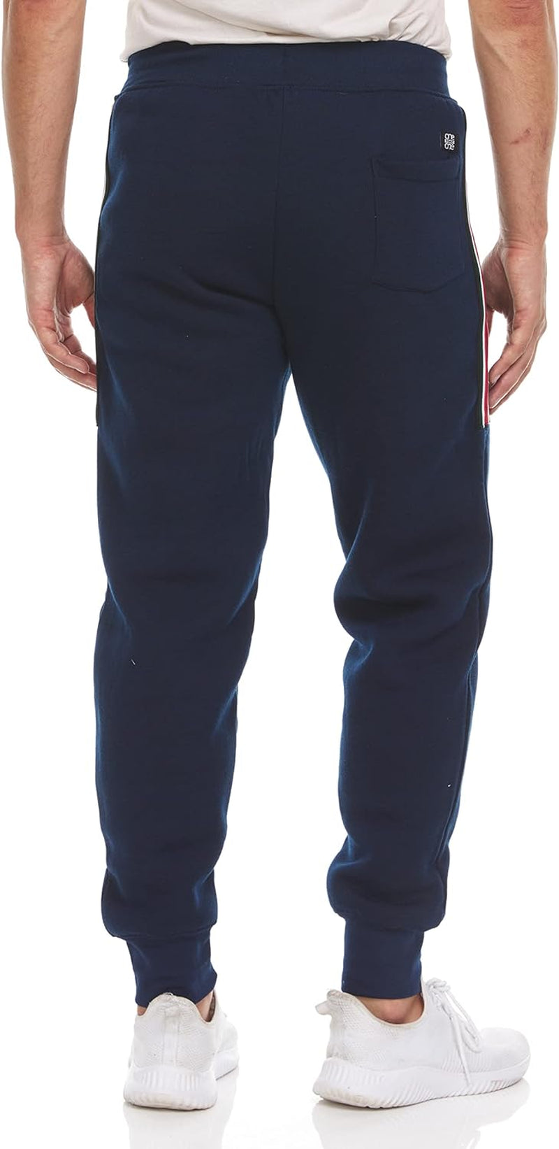 Joggers for Men Zipper Pockets Men'S Sweatpants Athletic Gym Workout Soft Fleece Casual Sweatpants for Men