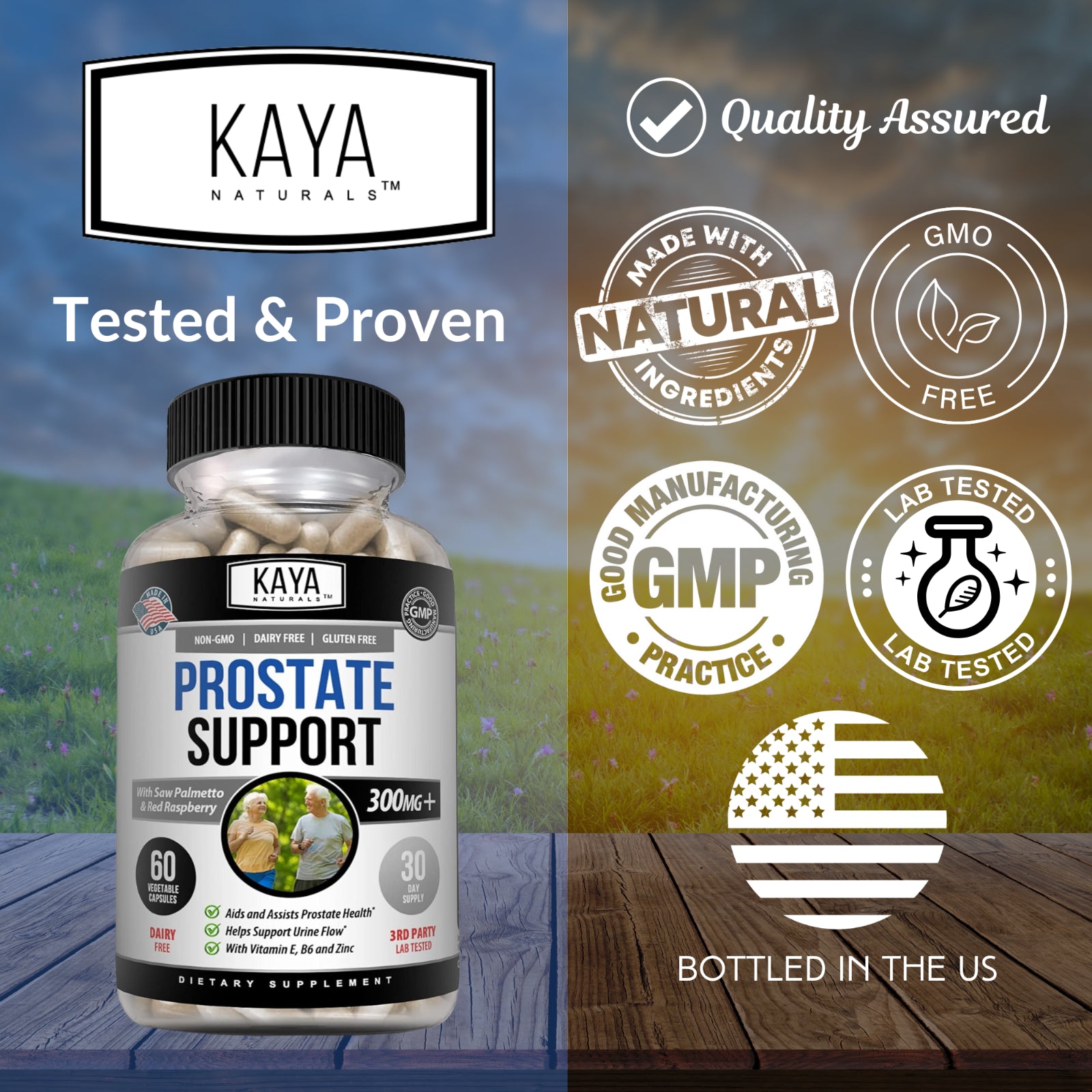 Prostate Supplement - Reduce Frequent Urges to Urinate - Stamina Supplement