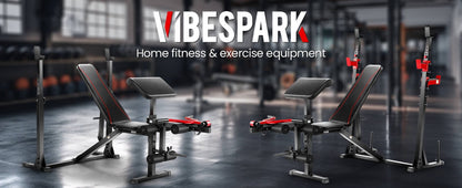 900LBS Olympic Weight Bench Set Adjustable Weight Bench with Barbell Rack, Preacher Curl, Leg Extension Multi-Purpose Workout Bench Set Full Body Strength Training