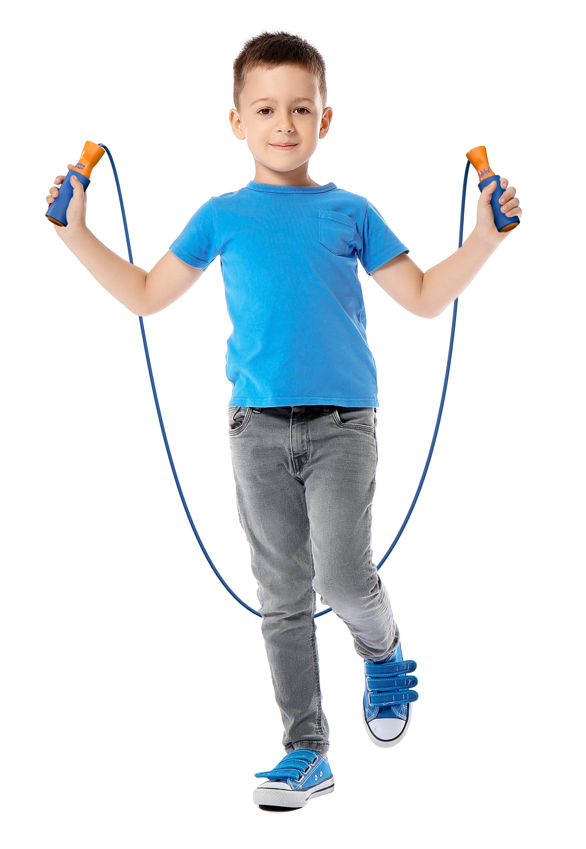 Mega Jump Classic Jump Rope, Ball-Bearing Axles, Children Ages 3+