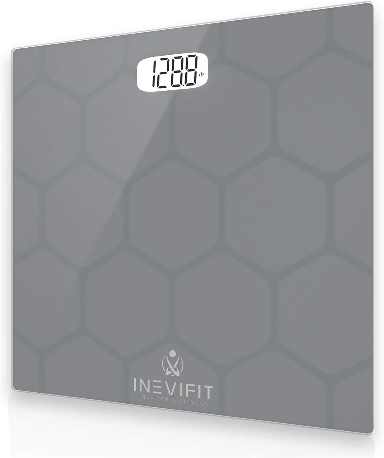 INEVIFIT Bathroom Scale, Highly Accurate Digital Bathroom Body Scale, Measures Weight up to 400 Lbs. Includes Batteries