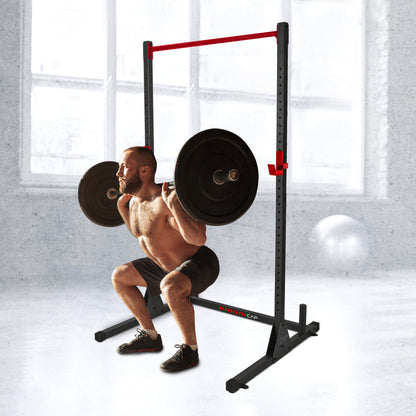 Barbell Multi-Functional Power and Squat Rack with Bar Holder