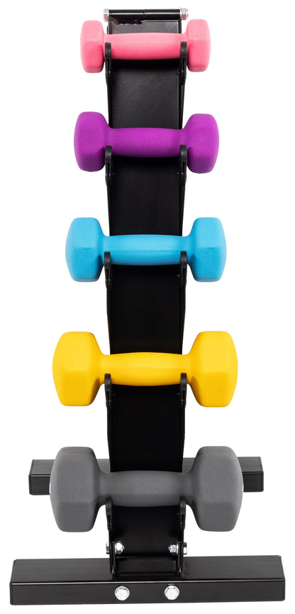 Dumbbell Set with Stand (2Lbs, 3Lbs, 5Lbs, 8Lbs, 10Lbs Set)