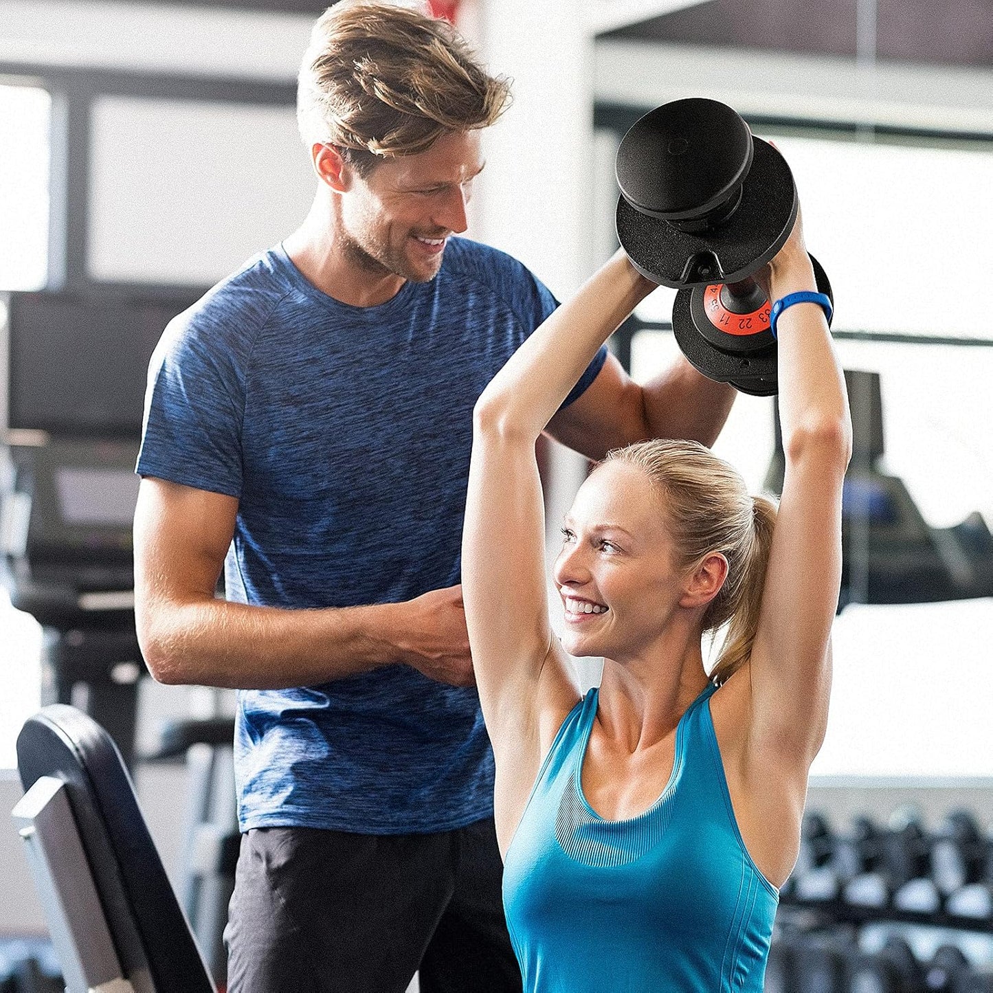 AOTOB Weight Bench, Adjustable Workout Bench, Strength Training Bench for Home Gym, Fast Folding Multi-Purpose Exercise Bench for Full Body Workout (Gray)