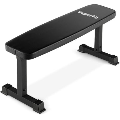 660 LBS Flat Weight Bench Heavy Duty Strength Training Bench