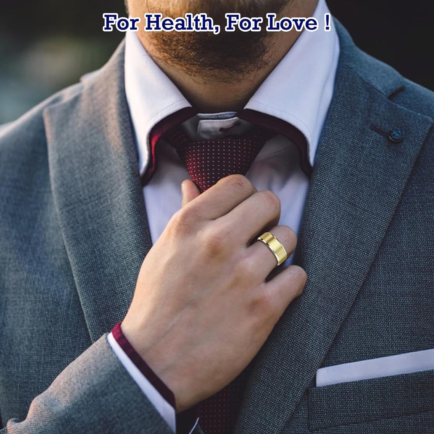 Smart Health Monitoring Ring with Sleep and Activity Tracking, Waterproof Design, Heart Rate Monitoring, Air Gesture Control, Up to 7-Day Battery Life, Compatible with iOS and Android (Light Gold, Size 12)