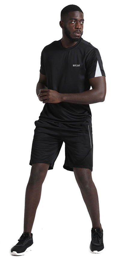 3Pack Men'S Workout Set Gym Clothes Active Shorts Shirt Set for Running Basketball Football and Daily Life,Size S-3XL