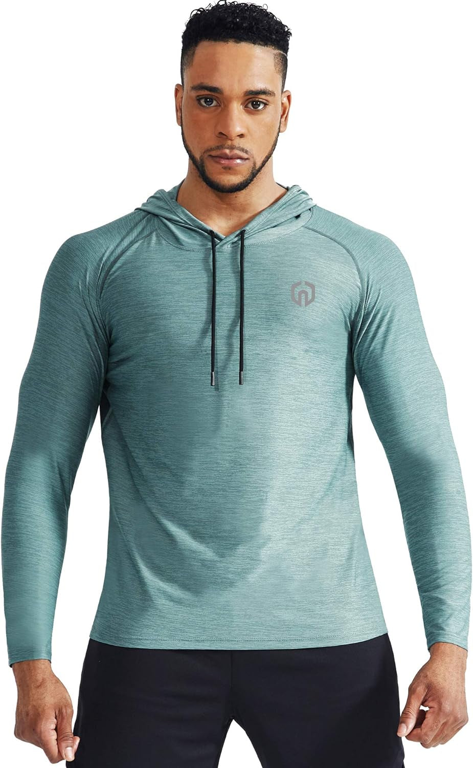 NELEUS Men'S Dry Fit Athletic Shirt Workout Running Long Sleeve Shirts with Hoods