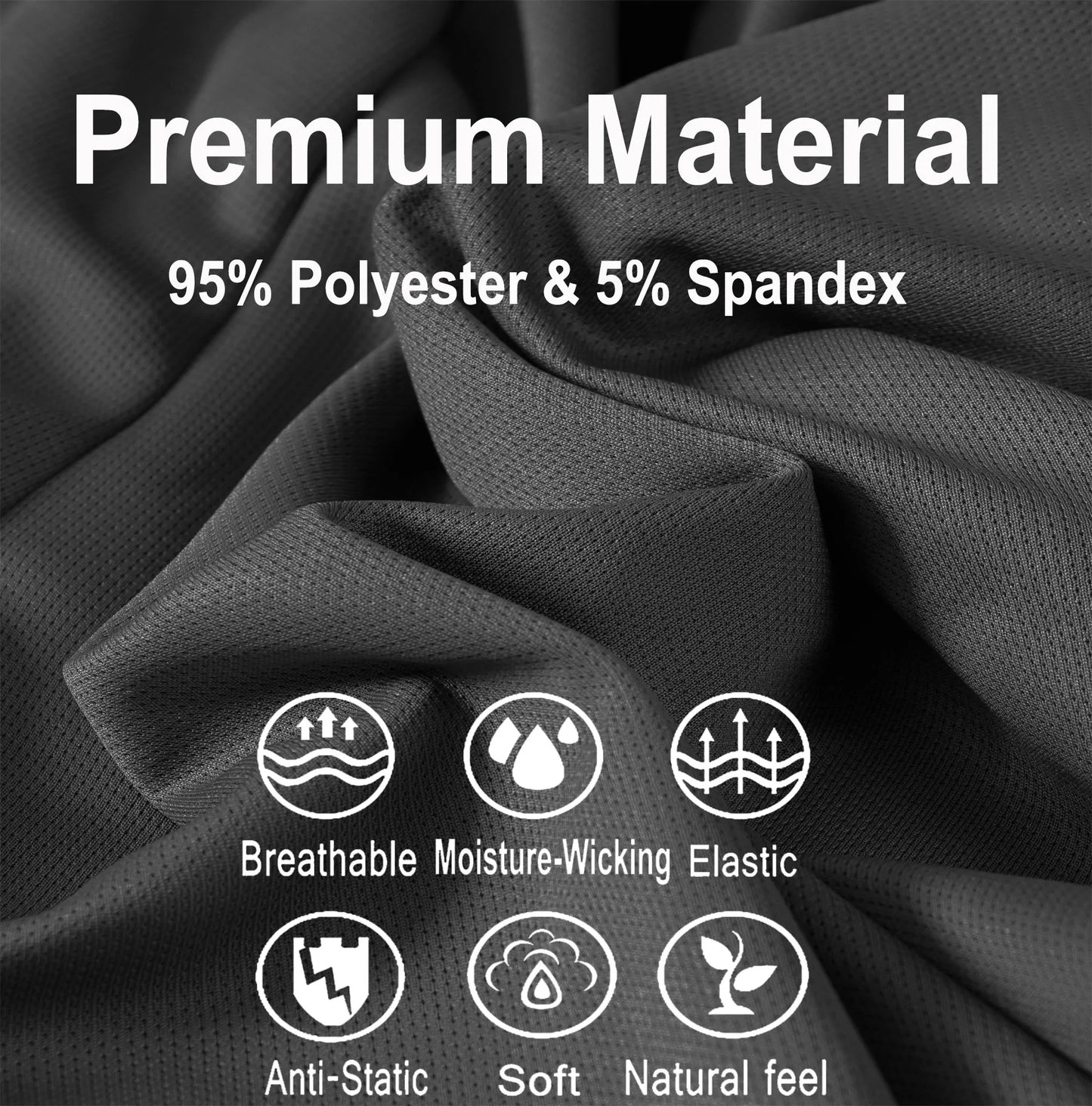 5 Pack Men'S Athletic Shorts Mesh Workout Gym Activewear Basketball Shorts 8" Inseam with Pockets