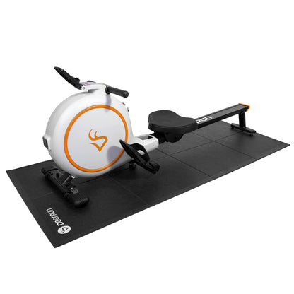 Deerrun RW600 Adjustable Magnetic Resistance Long Slide Rail Smart Rowing Machine with Pitpat