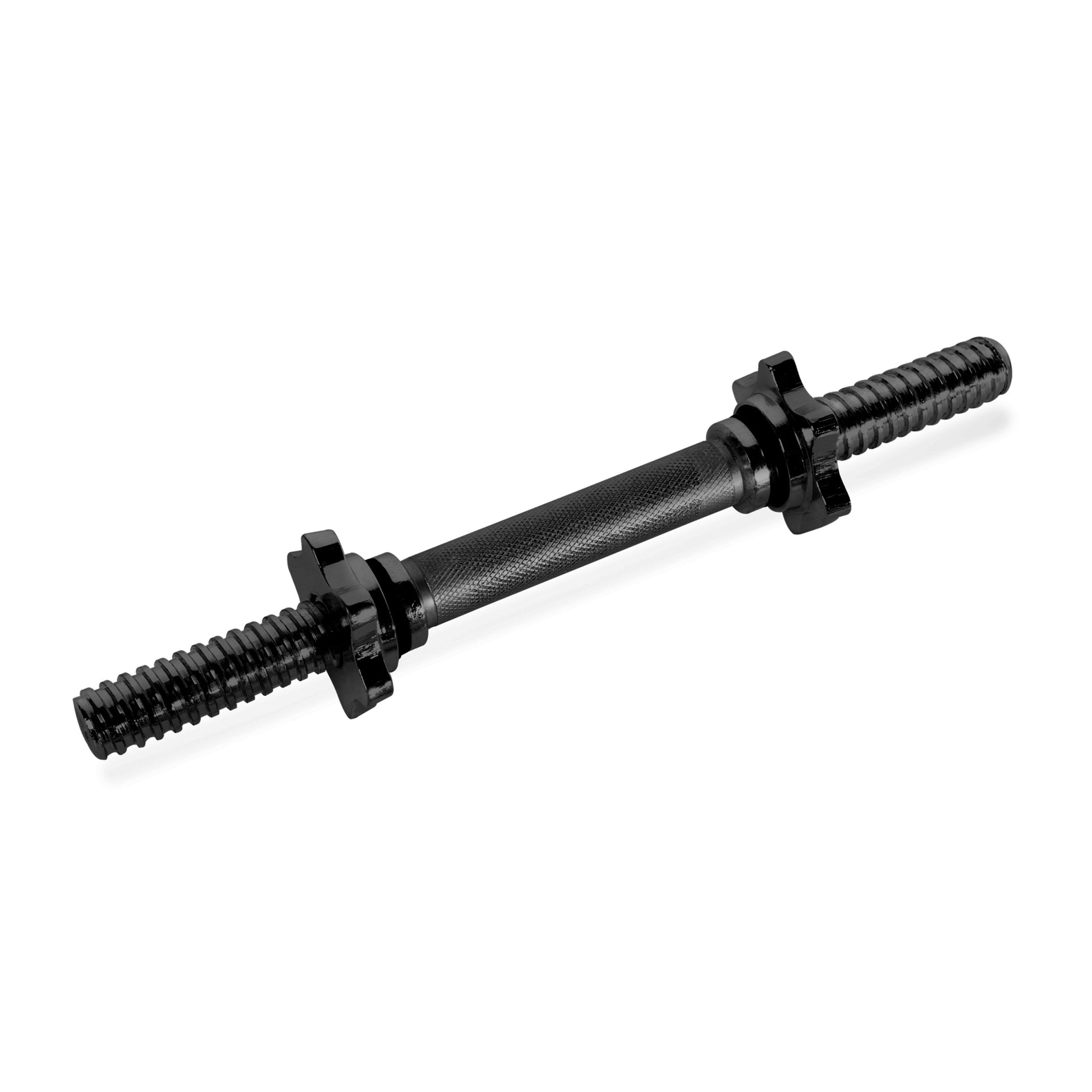 Barbell Standard Threaded Dumbbell Handle, Black