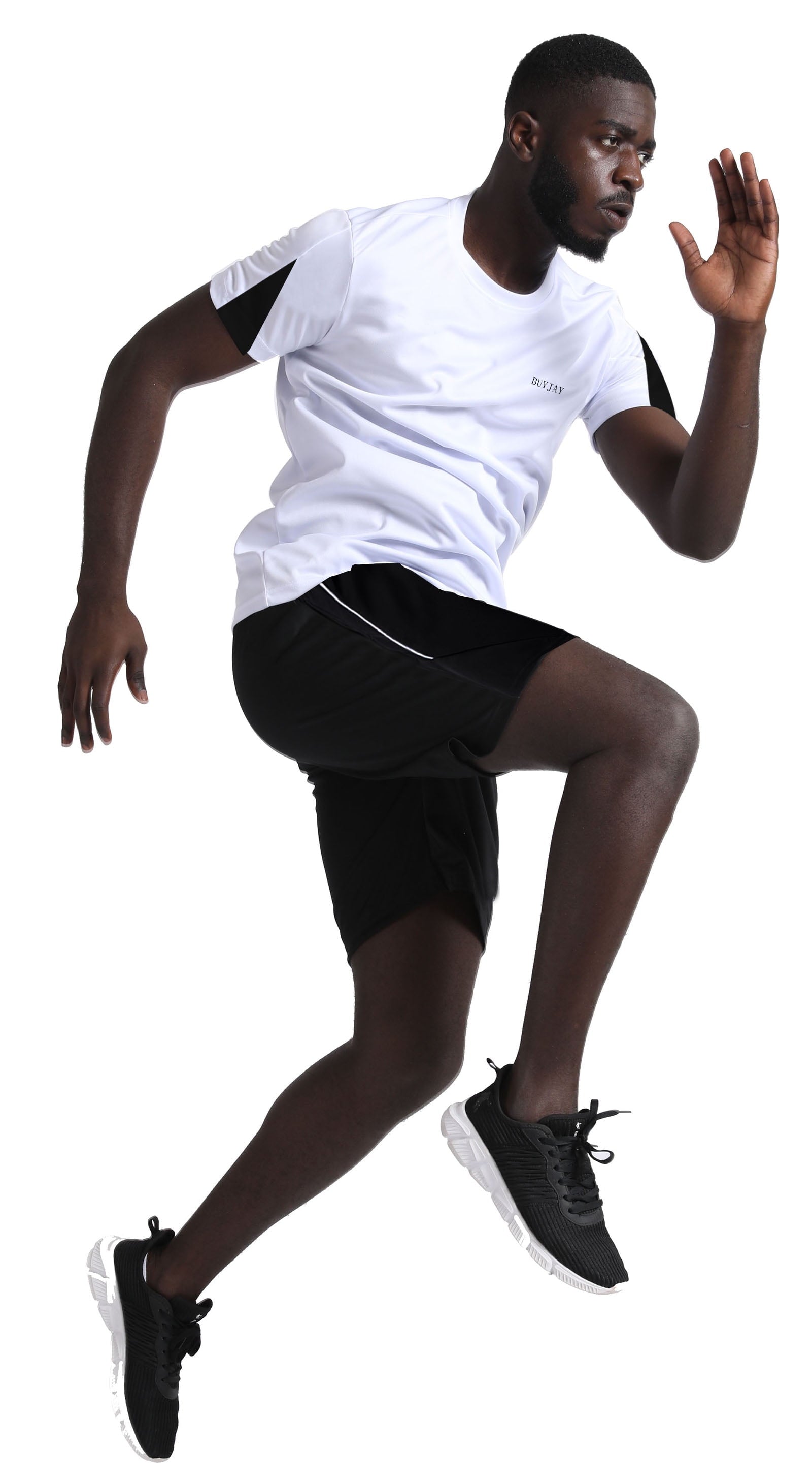 3Pack Men'S Workout Set Gym Clothes Active Shorts Shirt Set for Running Basketball Football and Daily Life,Size S-3XL