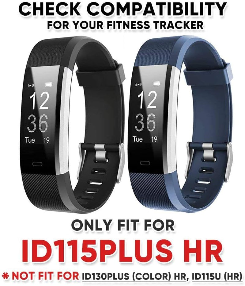 ZURURU Replacement Bands for Veryfitpro ID115Plus HR Fitness Tracker Smart Watch