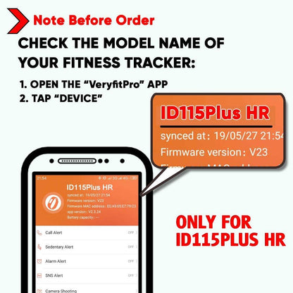ZURURU Replacement Bands for Veryfitpro ID115Plus HR Fitness Tracker Smart Watch